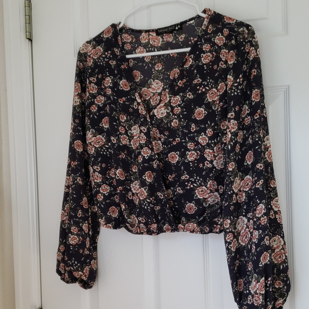 Bell sleeves, lower cut.